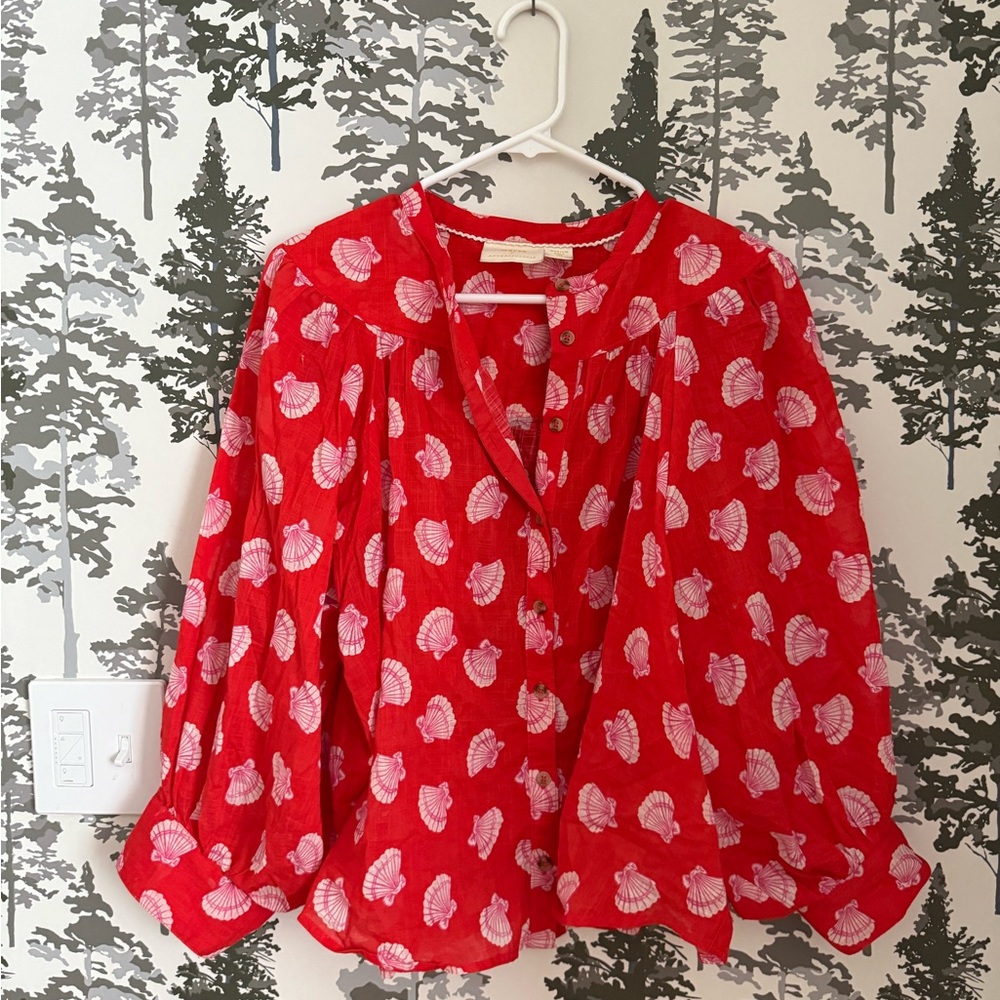 Maeve seashell blouse